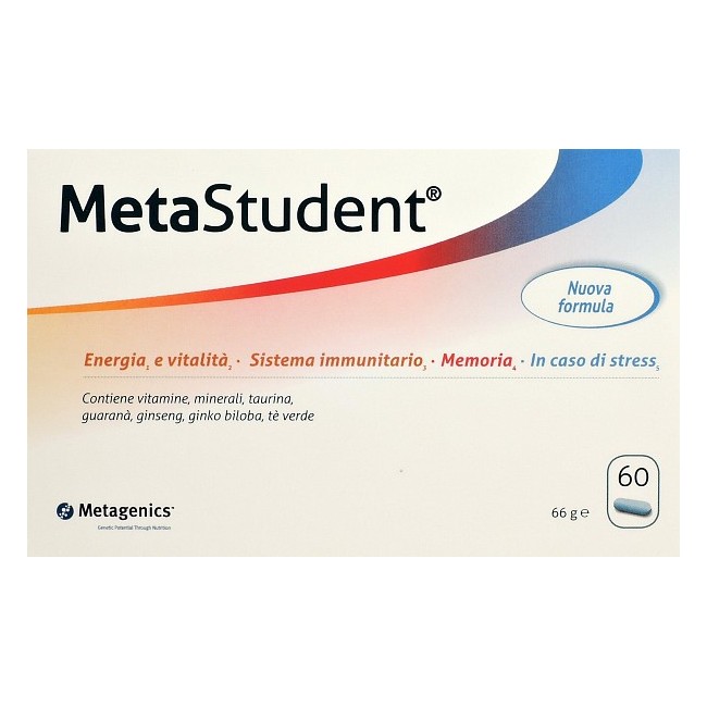 MetaStudent Integratore per il supporto cognitivo ed energetico 60 compresse MetaStudent Integratore per il supporto cognitivo ed energetico 60 compresse