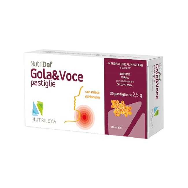 NUTRIDEF GOLA & VOCE MIELE 20 PASTIGLIE NUTRIDEF GOLA & VOCE MIELE 20 PASTIGLIE