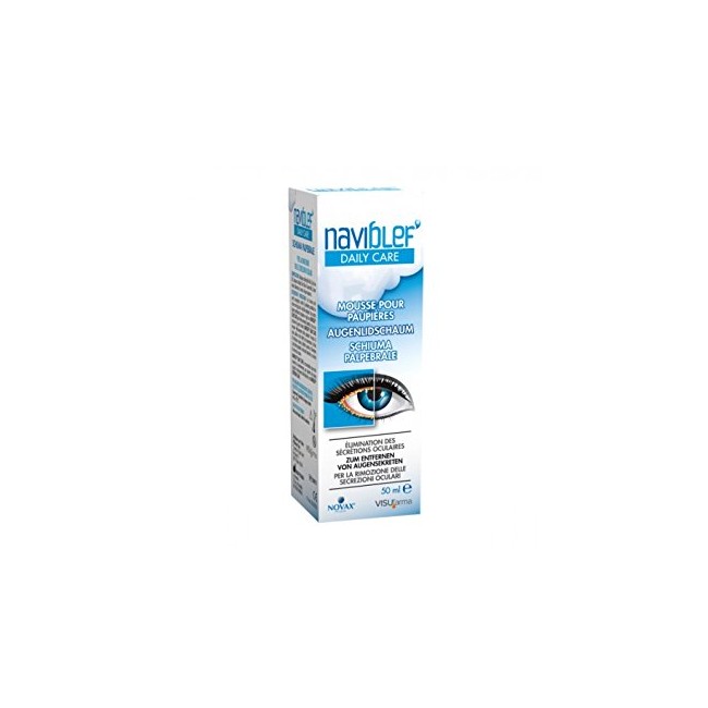 NAVIBLEF DAILY CARE SCHIUMA PER RIMOZIONE SECREZIONI OCULARI DA PALPEBRE E CIGLIA 50 ML NAVIBLEF DAILY CARE SCHIUMA PER RIMOZIONE SECREZIONI OCULARI DA PALPEBRE E CIGLIA 50 ML