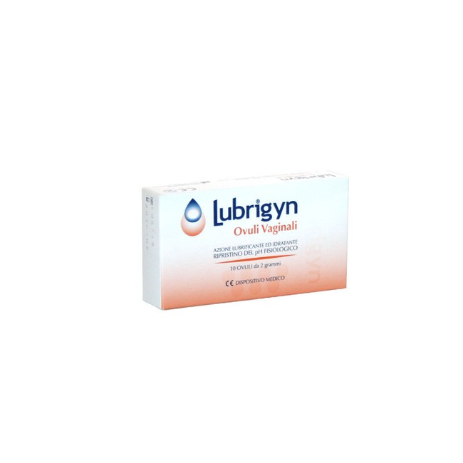 Confezione da 10 ovuli di Lubrigyn Ovuli Vaginali, utile per contrastare irritazioni intime. Confezione da 10 ovuli di Lubrigyn Ovuli Vaginali, utile per contrastare irritazioni intime.