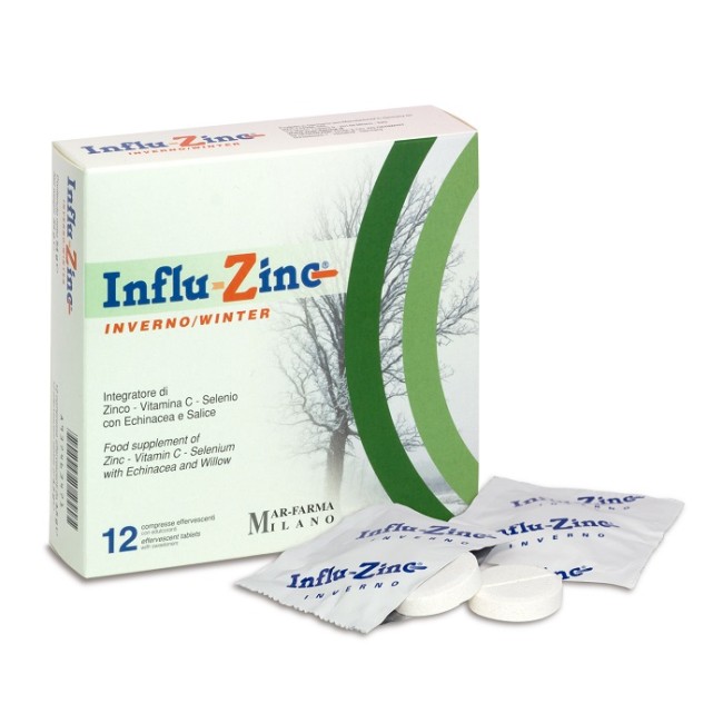 INFLUZINC INVERNO 12 COMPRESSE EFFERVESCENTI INFLUZINC INVERNO 12 COMPRESSE EFFERVESCENTI