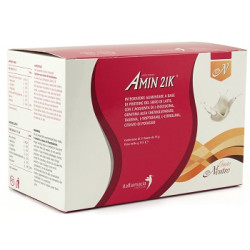Confezione da 21 bustine di Amin 21 K, integratore per perdere peso e mantenere la massa magra.