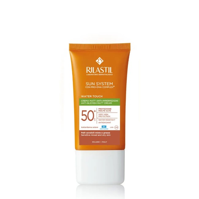 Tubo da 50 ml di Rilastil Sun System Water Touch Crema Mat Spf 50+ Tubo da 50 ml di Rilastil Sun System Water Touch Crema Mat Spf 50+