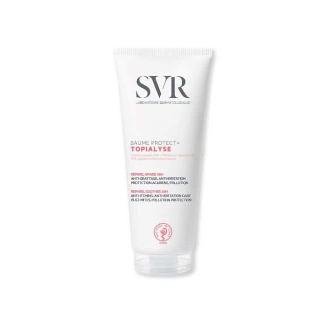 Flacone da 200 ml di Svr Topialyse Baume Protect balsamo protettivo riparatore per pelli sensibili. Flacone da 200 ml di Svr Topialyse Baume Protect balsamo protettivo riparatore per pelli sensibili.