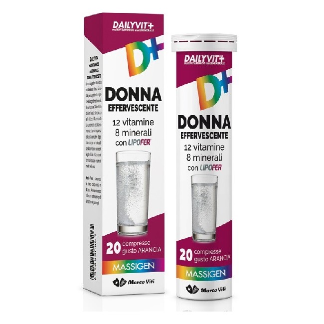 MASSIGEN DAILYVIT DONNA EFFERVESCENTE 20 COMPRESSE MASSIGEN DAILYVIT DONNA EFFERVESCENTE 20 COMPRESSE