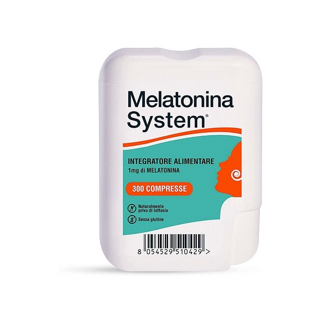 MELATONINA SYSTEM 300 COMPRESSE 1 MG MELATONINA SYSTEM 300 COMPRESSE 1 MG