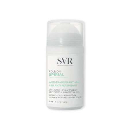 Svr Spirial Roll-On Deodorante Antitraspirante Azione Intensa 48 Ore 50 Ml Svr Spirial Roll-On Deodorante Antitraspirante Azione Intensa 48 Ore 50 Ml