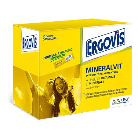 ERGOVIS MINERALVIT 20 BUSTE OROSOLUBILI 60 G
