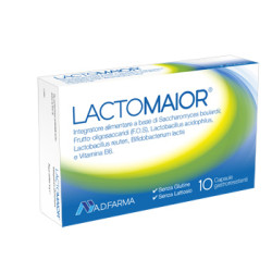 Lactomaior Integratore Di Probiotici Prebiotici Vitamina B6 10 Capsule