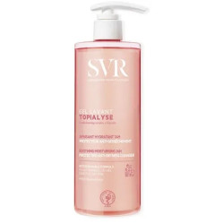 Flacone da 400 ml di Svr Topialyse Gel Lavante Idratante Per Pelle Secca E Sensibile. Flacone da 400 ml di Svr Topialyse Gel Lavante Idratante Per Pelle Secca E Sensibile.