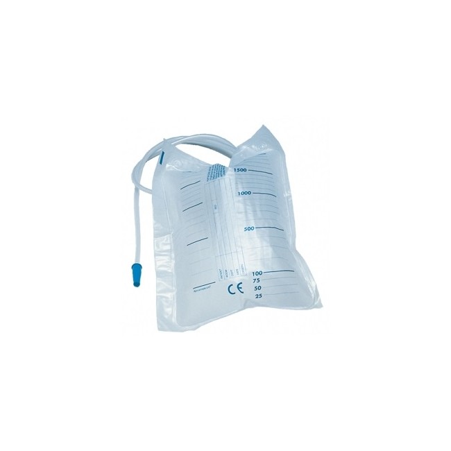 SACCA PER URINA SENZA SCARICO CAPACITA' 2LITRI CON TUBO LUNGHEZZA 130CM 1 PEZZO SACCA PER URINA SENZA SCARICO CAPACITA' 2LITRI CON TUBO LUNGHEZZA 130CM 1 PEZZO