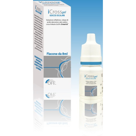 iCross Gel Soluzione oftalmica lubrificante 8 ml