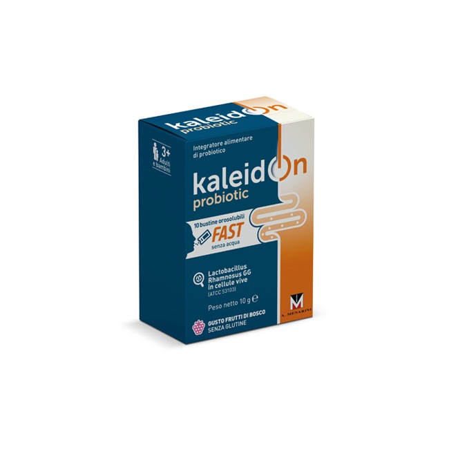 KALEIDON PROBIOTIC FAST FRUTTI DI BOSCO 10 BUSTE OROSOLUBILI KALEIDON PROBIOTIC FAST FRUTTI DI BOSCO 10 BUSTE OROSOLUBILI
