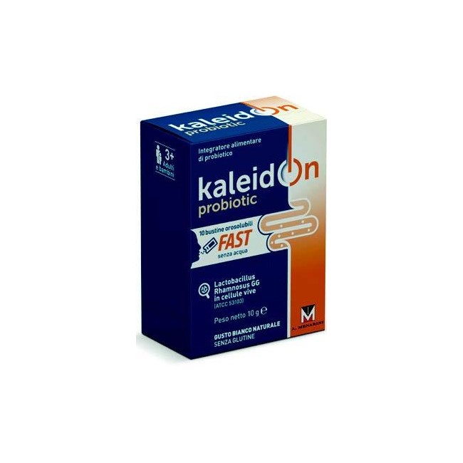 KALEIDON PROBIOTIC FAST BIANCO NATURALE 10 BUSTE OROSOLUBILI KALEIDON PROBIOTIC FAST BIANCO NATURALE 10 BUSTE OROSOLUBILI