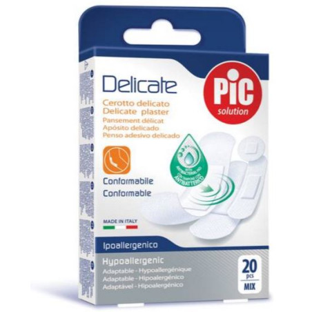 CEROTTO PIC DELICATE MIX 20 CEROTTI ANTIBATTERICO CEROTTO PIC DELICATE MIX 20 CEROTTI ANTIBATTERICO