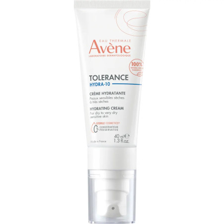 Avene Tolerance Hydra 10 Crema Idratante Pelle Secca e Molto Secca 40 Ml