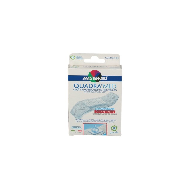 CEROTTO MASTER-AID QUADRA DERMOATTIVO GRANDE 10 PEZZI CEROTTO MASTER-AID QUADRA DERMOATTIVO GRANDE 10 PEZZI