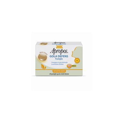 APROPOS GOLA DEFENS PASTIGLIE MIELE/LIMONE 20 PASTIGLIE