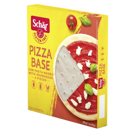 SCHAR PIZZA BASE SENZA LATTOSIO 2 PEZZI DA 150 G SCHAR PIZZA BASE SENZA LATTOSIO 2 PEZZI DA 150 G