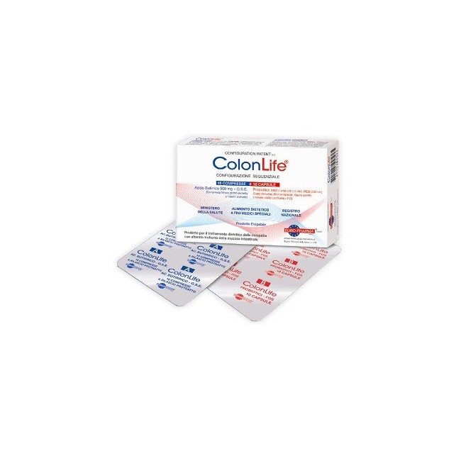 Colonlife Integratore Per Le Coleopatie E Funzionalità Del Colon 10 Compresse + 10 Capsule Colonlife Integratore Per Le Coleopatie E Funzionalità Del Colon 10 Compresse + 10 Capsule