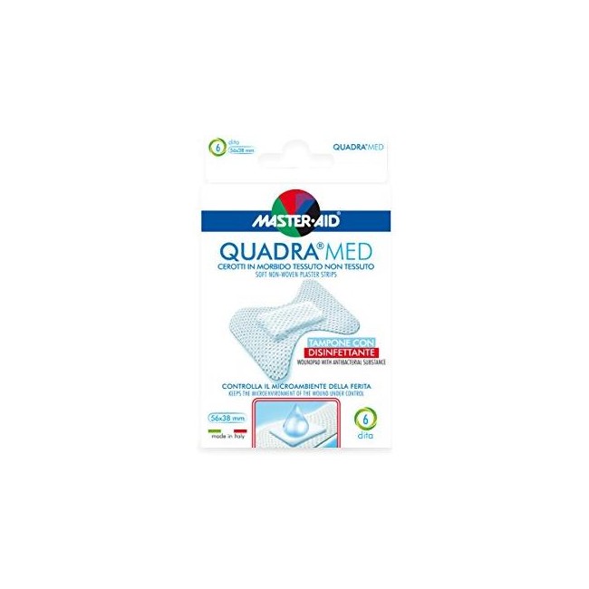 CEROTTO MASTER-AID QUADRA DERMOATTIVO DITA 6 PEZZI CEROTTO MASTER-AID QUADRA DERMOATTIVO DITA 6 PEZZI