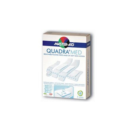 CEROTTO MASTER-AID QUADRA DERMOATTIVO FORMATI ASSORTITI 40 PEZZI
