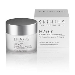Vasetto da 50 ml di Skinius H2+O Crema Viso Idratante