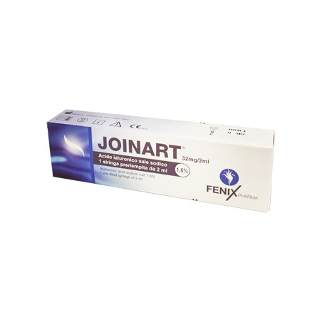 SIRINGA INTRA-ARTICOLARE JOINART ACIDO IALURONICO 1,6% 2 ML 3 PEZZI SIRINGA INTRA-ARTICOLARE JOINART ACIDO IALURONICO 1,6% 2 ML 3 PEZZI