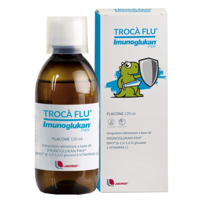 LABOREST TROCA' FLU' IMUNOGLUKAN FLACONE 120 ML LABOREST TROCA' FLU' IMUNOGLUKAN FLACONE 120 ML