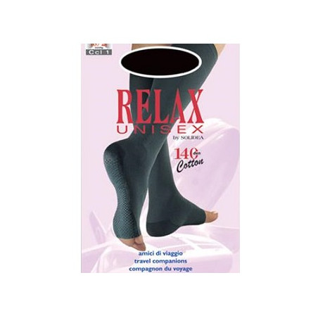 RELAX UNISEX 140 GAMBALETTO COTTON PUNTA APERTA NATUR 1 S