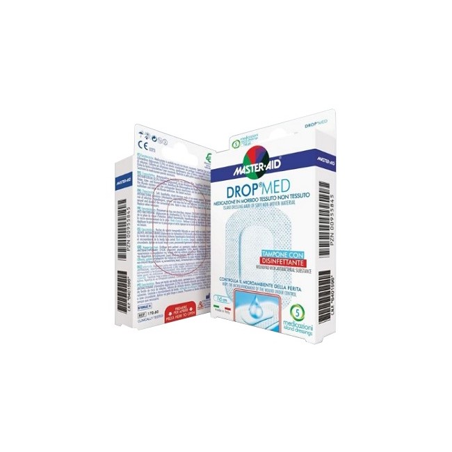 MEDICAZIONE COMPRESSA AUTOADESIVA DERMOATTIVA IPOALLERGENICA AERATA MASTER-AID DROP MED 7X5 5 PEZZI MEDICAZIONE COMPRESSA AUTOADESIVA DERMOATTIVA IPOALLERGENICA AERATA MASTER-AID DROP MED 7X5 5 PEZZI