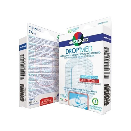 MEDICAZIONE COMPRESSA AUTOADESIVA DERMOATTIVA IPOALLERGENICA AERATA MASTER-AID DROP MED 7X5 5 PEZZI MEDICAZIONE COMPRESSA AUTOADESIVA DERMOATTIVA IPOALLERGENICA AERATA MASTER-AID DROP MED 7X5 5 PEZZI