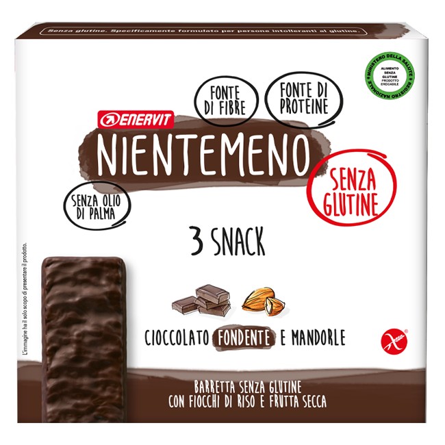 NIENTEMENO BAR FONDENTE MANDORLE 3 X 33 G NIENTEMENO BAR FONDENTE MANDORLE 3 X 33 G