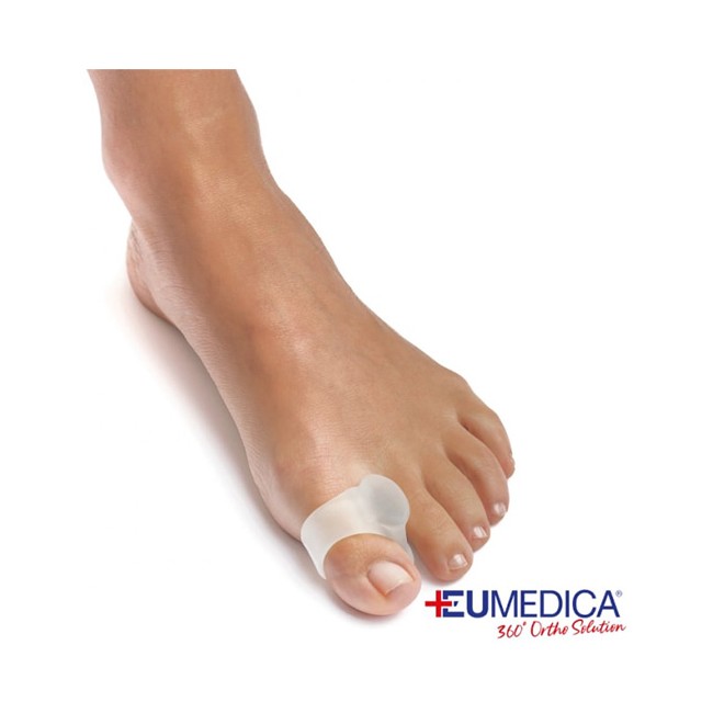 DIVARICATORE GEL TOE SPREADER CON ANELLO DI FISSAGGIO AL SECONDO DITO L DIVARICATORE GEL TOE SPREADER CON ANELLO DI FISSAGGIO AL SECONDO DITO L
