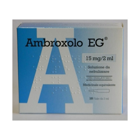 AMBROXOLO EG*AER 10F 15MG 2ML