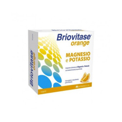 Confezione da 14 bustine di Briovitase Orange, integratore per supporto muscolare ed energetico.