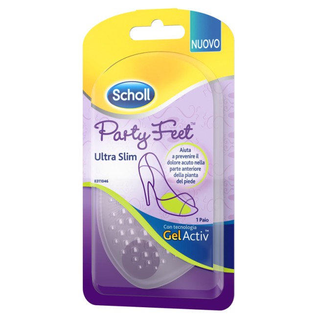 Plantare Con Cuscinetto Party Feet Gel Activ Ultra Slim 1 Paio