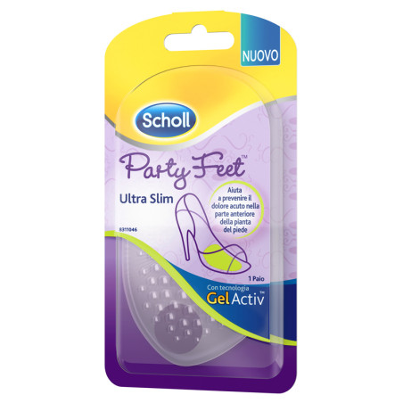 Plantare Con Cuscinetto Party Feet Gel Activ Ultra Slim 1 Paio