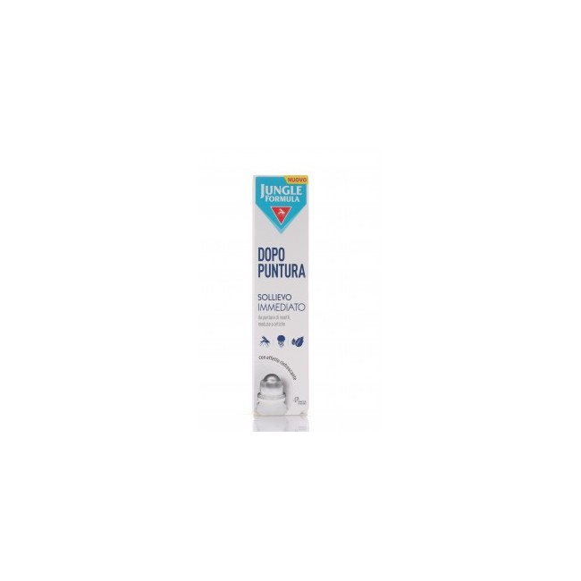 Flacone da 15 ml di Jungle Formula Dopo Puntura, rimedio per punture di insetto. Flacone da 15 ml di Jungle Formula Dopo Puntura, rimedio per punture di insetto.