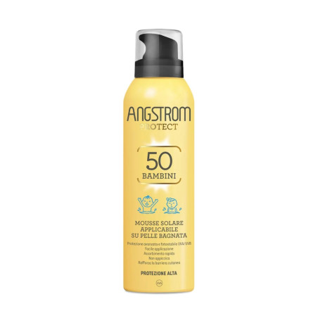 Angstrom Kids Mousse solare per bambini SPF50 150 ml Angstrom Kids Mousse solare per bambini SPF50 150 ml