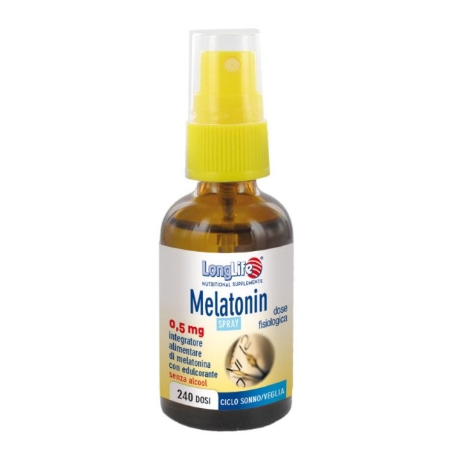 LONGLIFE MELATONIN SPRAY 0,5MG 30 ML LONGLIFE MELATONIN SPRAY 0,5MG 30 ML