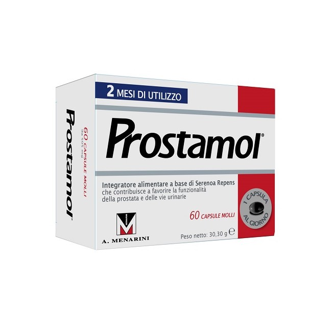 Confezione risparmio da 60 capsule di Prostamol integratore per il benessere della prostata. Confezione risparmio da 60 capsule di Prostamol integratore per il benessere della prostata.