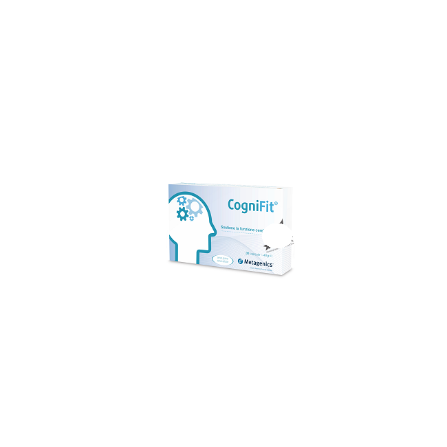 Confezione da 30 capsule di Metagenics Cognifit, integratore per la funzione cerebrale. Confezione da 30 capsule di Metagenics Cognifit, integratore per la funzione cerebrale.