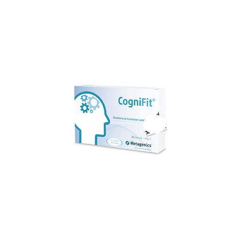 Confezione da 30 capsule di Metagenics Cognifit, integratore per la funzione cerebrale.