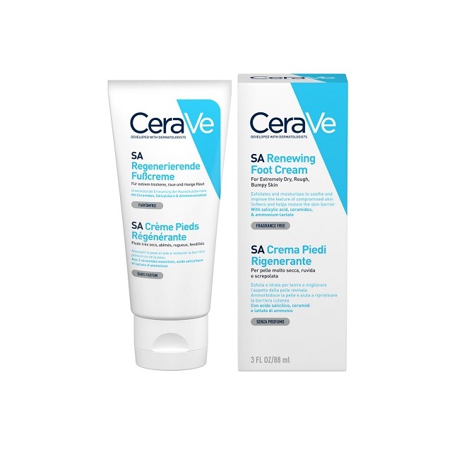 Cerave Crema Piedi Rigenerante Idrantante Contro La Pelle Secca 88 Ml Cerave Crema Piedi Rigenerante Idrantante Contro La Pelle Secca 88 Ml
