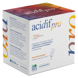Confezione da 30 bustine di Acidif Pro Integratore Per Il Benessere Delle Vie Urinarie E Della Flora Batterica Intestinale.