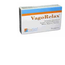Confezione da 30 compresse di Vagorelax, integratore utile per alleviare la tensione nervosa.