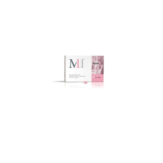 Confezione da 30 compresse di Monoselect Agnus integratore per i disturbi del ciclo mestruale. Confezione da 30 compresse di Monoselect Agnus integratore per i disturbi del ciclo mestruale.