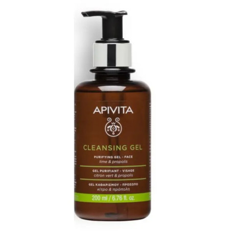APIVITA CLEANSING GEL OILY/COMB 200 ML/20 APIVITA CLEANSING GEL OILY/COMB 200 ML/20