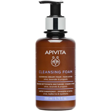 Apivita Face&eye Foam Cleansing 200 Ml-20